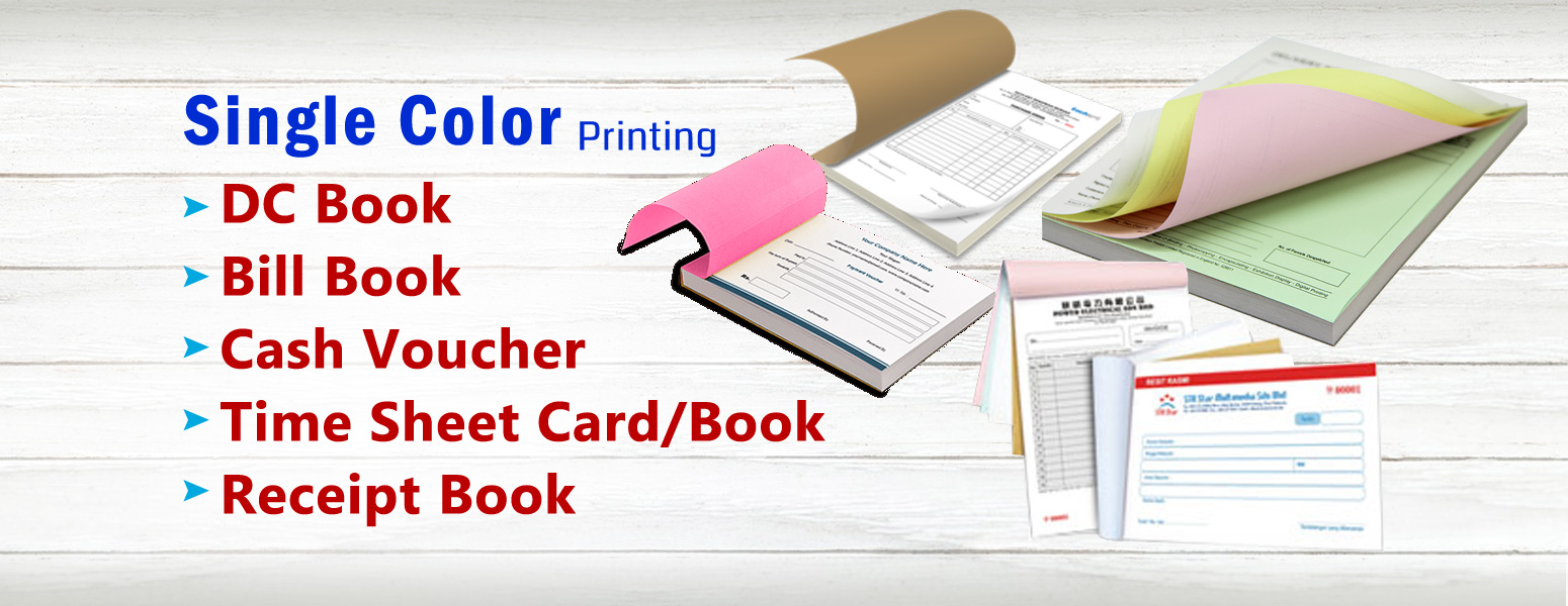 Bill Book Printing Service in mahabalipuram